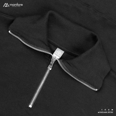 Picture of Half Zipper Old Money Sweater | Premium Rib Fabrics | MF-642