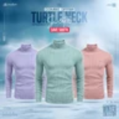 Picture of Turtle Neck Premium Rib Fabrics Sweater For Men I MF-626-C | 3 Pcs Combo Offer I Save 580tk