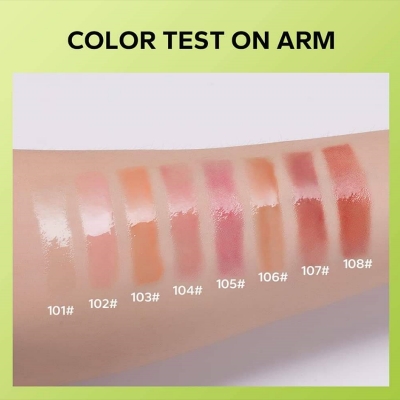 Picture of Beauty Glazed Big Brush Head Lip Oil, Ultra-Hydrating & Nourishing, Smooth Glossy Finish Lip Glow Oil, Shiny and Vegan Tinted Lip Gloss, Non-Sticky Formula