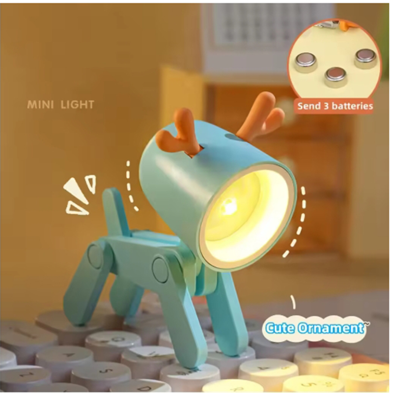 Picture of Mini Night Light LED Night Light Cute Cartoon Night Lamp For Baby Kid Bedroom Decor Bedside Lamp Household Portable Color