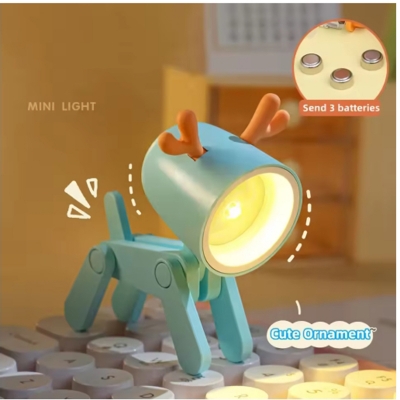 Picture of Mini Night Light LED Night Light Cute Cartoon Night Lamp For Baby Kid Bedroom Decor Bedside Lamp Household Portable Color