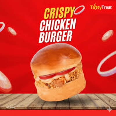 Picture of TT Crispy Chicken Burger 1 pc