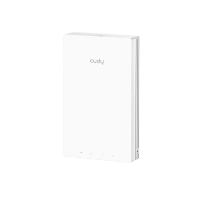 Picture of CUDY AP1300 Wall AC1200 Dual Band Wall-Plate Access Point - 4-Stream Dual-Band Wi-Fi 5 Access Point - Coverage: Covers up to 60 m² (650 ft²) - 867 Mbps + 300 Mbps Wi-Fi - Watchdog, Schedule Reboot