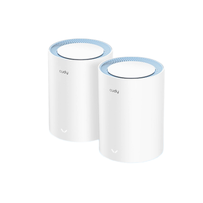 Picture of Cudy M1200 (2-pack) AC1200 Dual Band Whole Home Wi-Fi Mesh System - 867Mbps on 5GHz and 300Mbps on 2.4GHz - MU-MIMO - 2 Internal Antennas - White