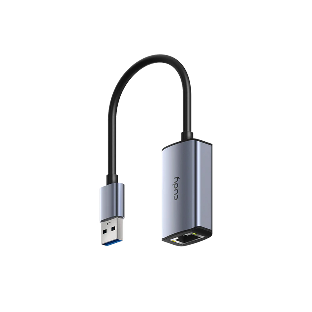 Picture of CUDY UE10A USB-A to Gigabit Ethernet Adapter - 10/100/1000 Mbps Ethernet Port - PC / Mac / iPad / iPhone / Android / Nintendo - Plug and Play - Wake on LAN, Flow Control