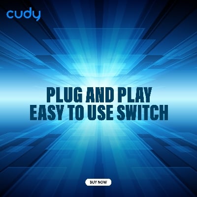 Picture of Cudy FS1010P 8-Port 10/100M PoE+ Switch with 2 Uplink Ports