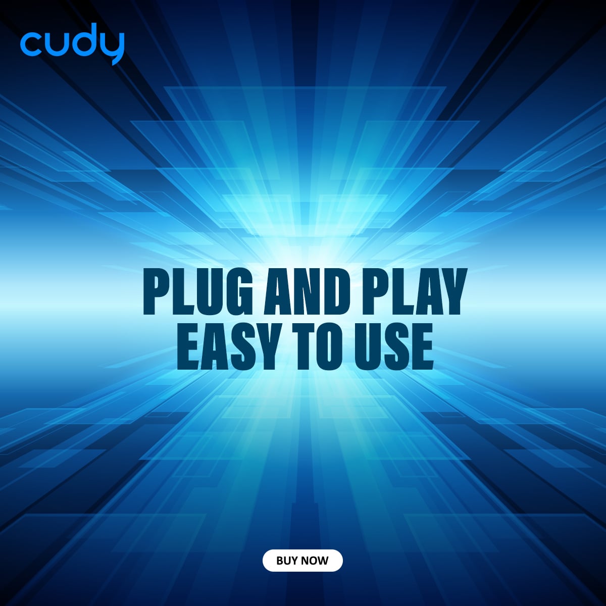 Picture of Cudy WU1400 AC1300 Dual Band High Gain USB Wi-Fi Adapter - 867Mbps at 5GHz and 400Mbps at 2.4GHz - 5dBi High Gain Detachable Antenna - Compatible with Windows, macOS, Linux - Black