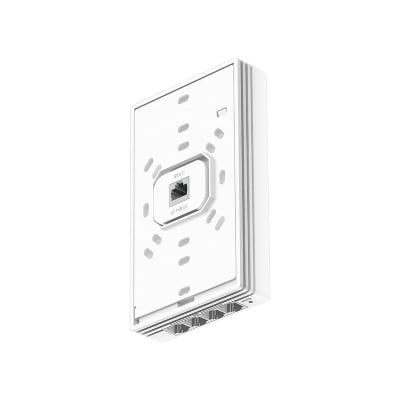 Picture of CUDY AP3000 Wall AX3000 Dual Band Wall-Plate Wi-Fi 6 Access Point - 4-Stream Dual-Band Wi-Fi 6 - 2402 Mbps + 574 Mbps Wi-Fi - 1.3 GHz Dual-Core CPU - Covers 60 m² (650 ft²) with up to 60 Devices Connected  - PoE Passthrough, Watchdog, Schedule Reboot