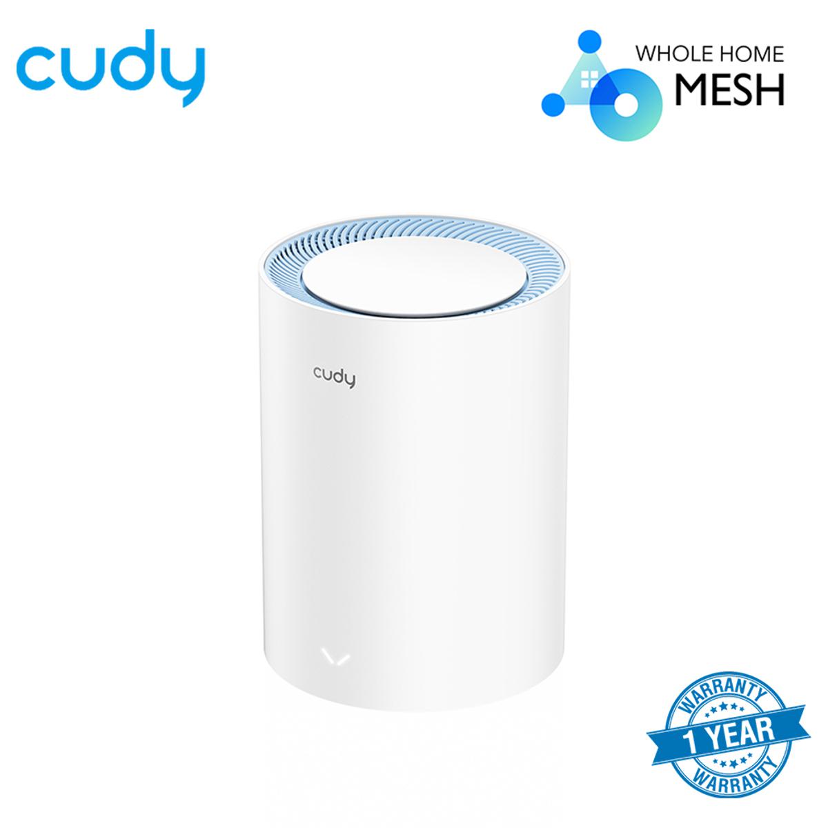 Picture of Cudy M1800 (Single pack) AX1800 Wi-Fi 6 Whole Home Mesh WiFi System - 1201Mbps on 5GHz and 574Mbps on 2.4GHz - MU-MIMO, Beamforming, WPA3 - Whole Home Coverage - White
