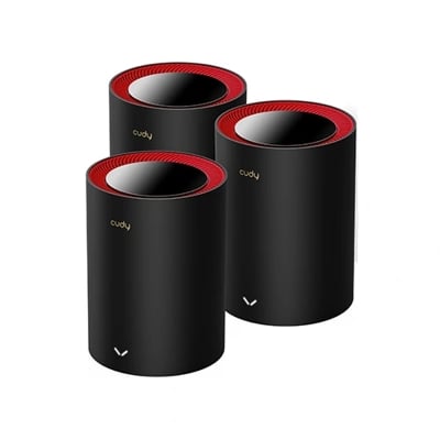 Picture of CUDY M3000 (3-Pack) AX3000 2.5G Dual Band Wi-Fi 6 Mesh System Router