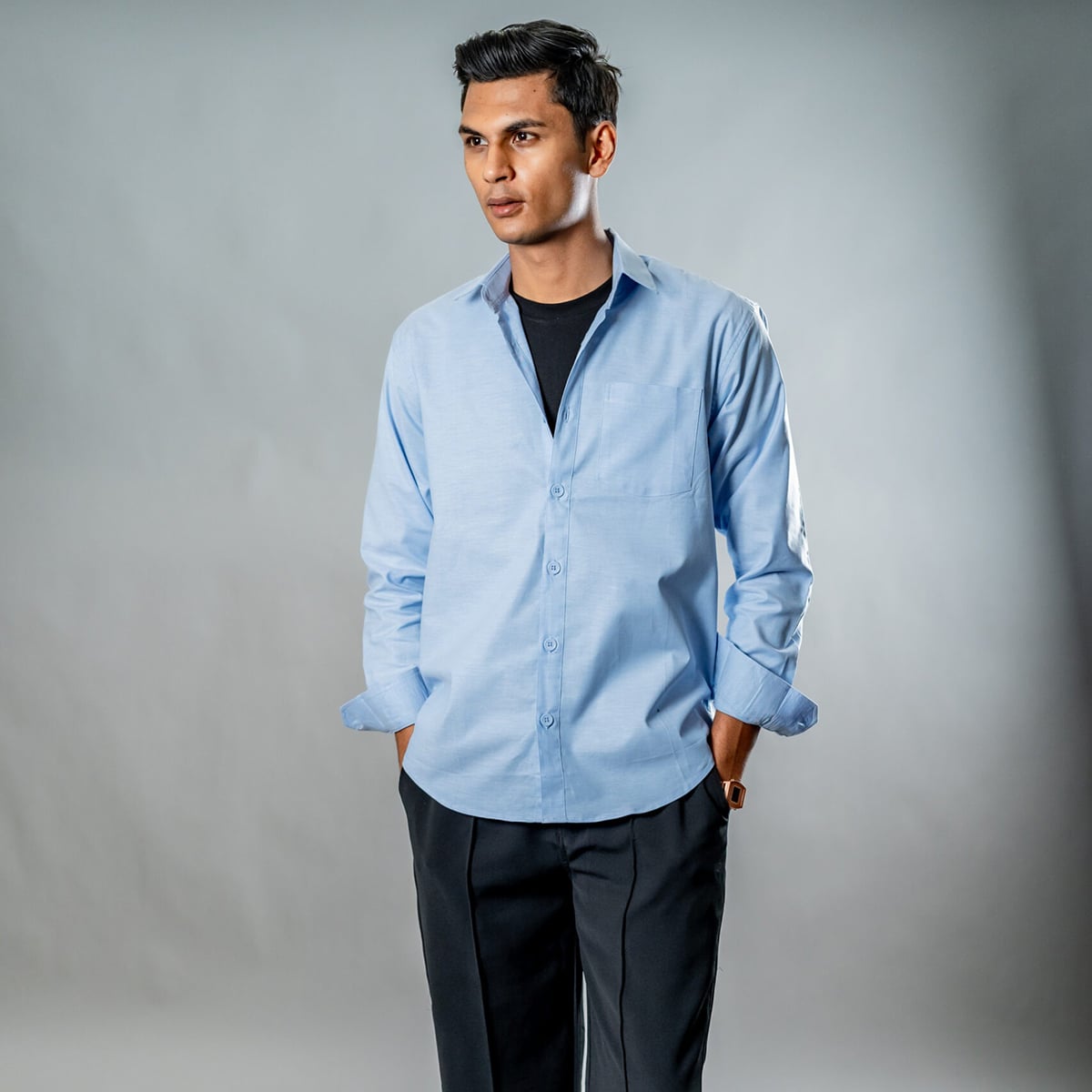 Picture of Mad Koffee Button-Down Oxford Shirt – Ocean Breeze