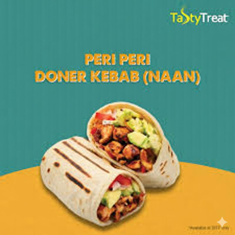 Picture of Peri Peri Doner Kebab (Naan)