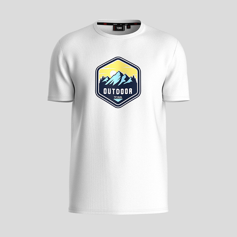 Picture of TORR White Men's  T-shirt