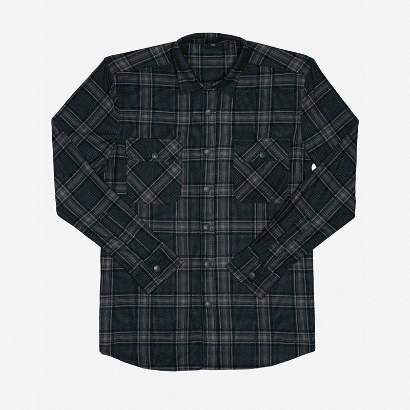 Picture of TORR Black Grey Men's Shirts
