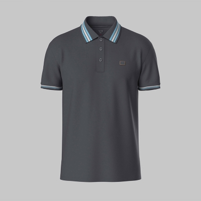 Picture of TORR Dark Grey Performance Polo