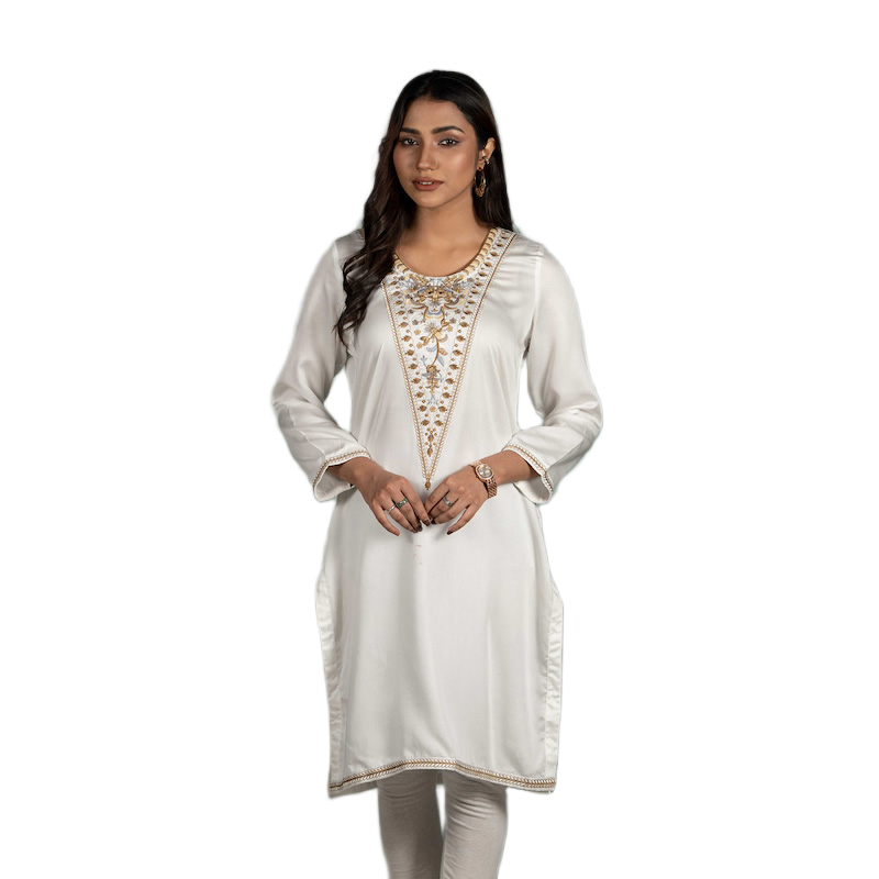 Picture of TORR Off White Ethnic Wear (01 Piece Kurti)