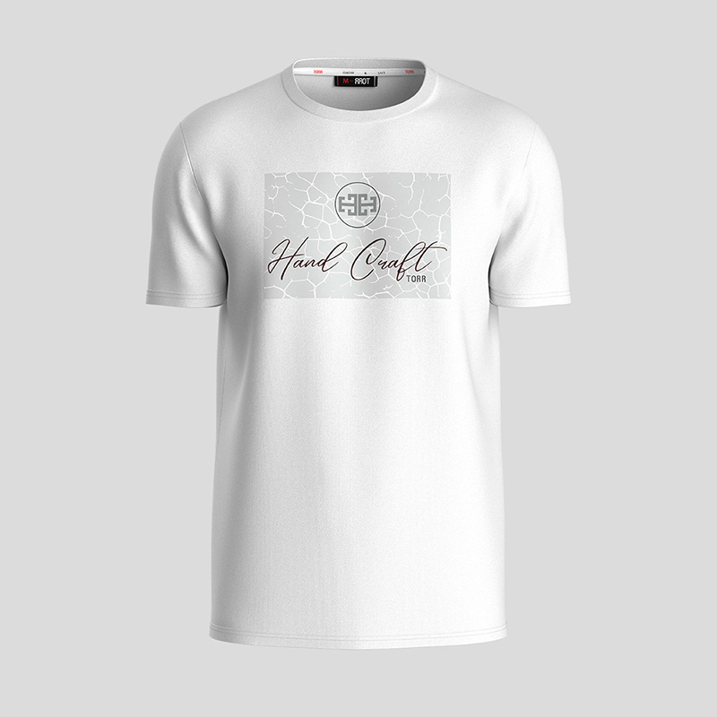 Picture of TORR White Men's  T-shirt