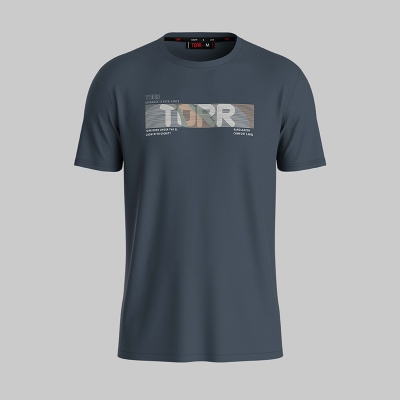 Picture of TORR Navy Men's Activewear T-shirt