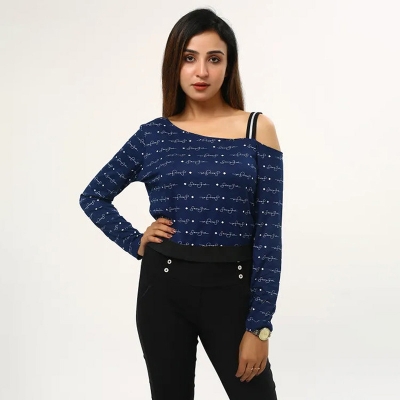 Picture of TORR Navy Blue Women's Top