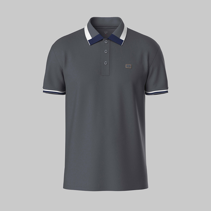 Picture of TORR Dark Grey Performance Polo