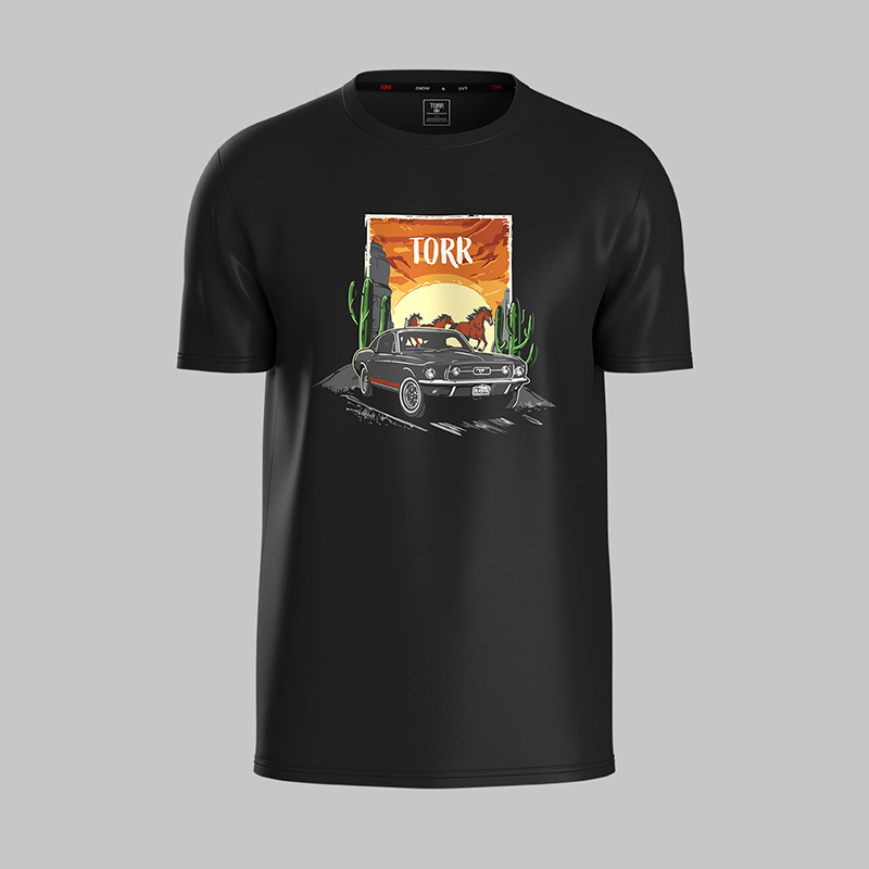 Picture of TORR Black Men's  T-shirt