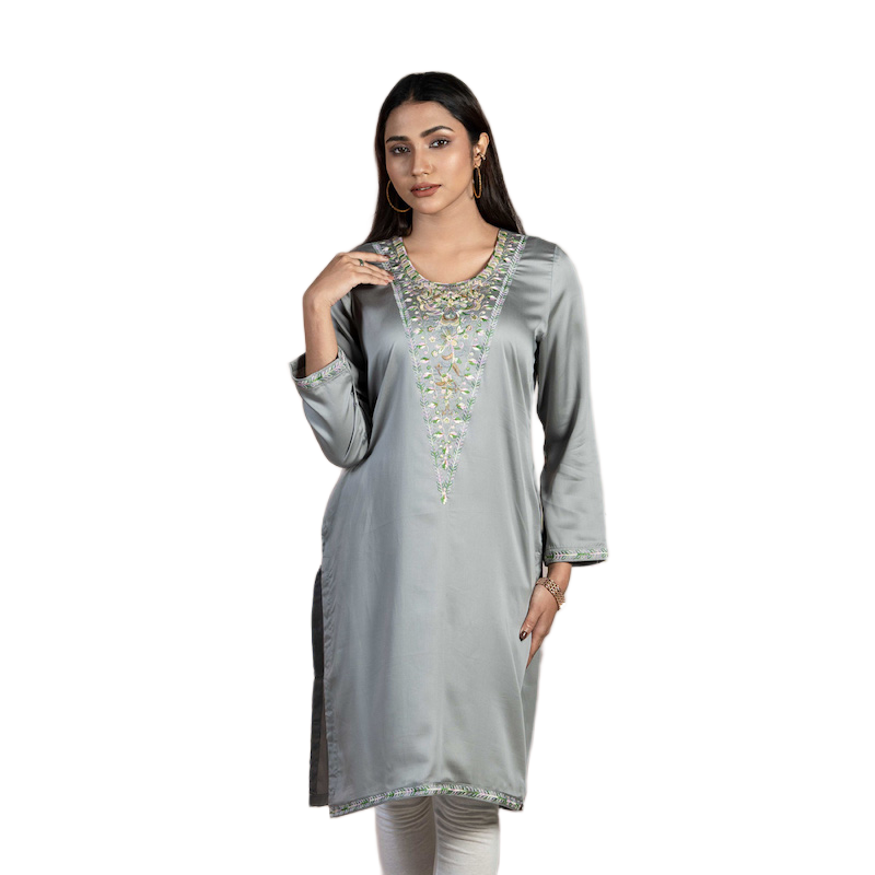Picture of TORR Silver Ethnic Wear (01 Piece Kurti)