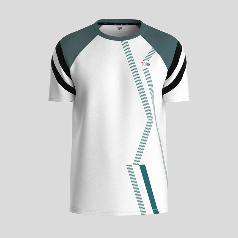 Picture of TORR White pacific black Men's  T-shirt