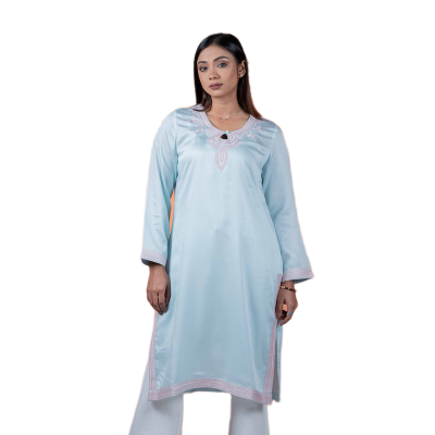 Picture of TORR  Sky Blue Ethnic Wear (01 Piece Kurti)