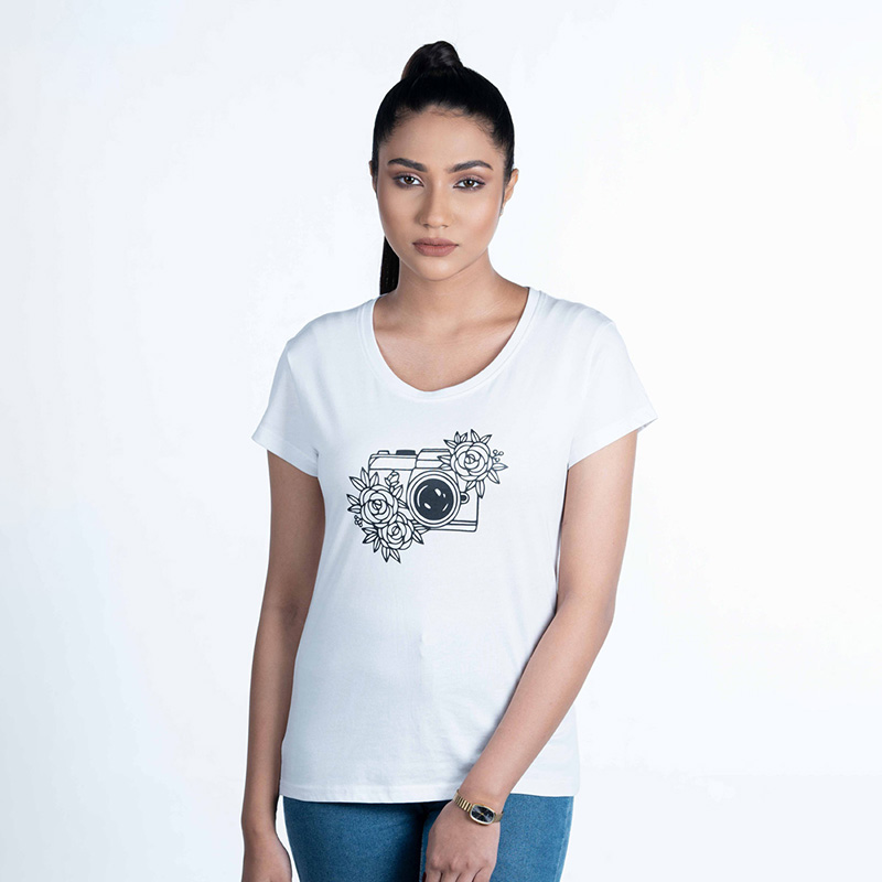 Picture of TORR White Women's T-shirt
