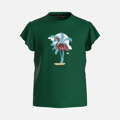 Picture of TORR Green Jacket Girl's T-shirt