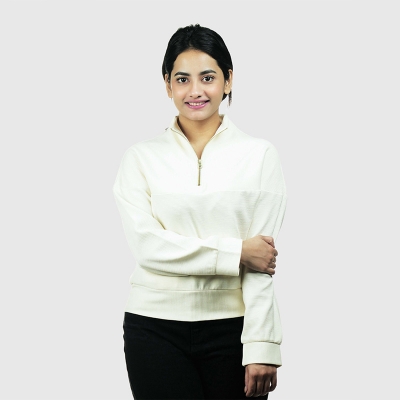 Picture of TORR Off White Women's Sweatshirt