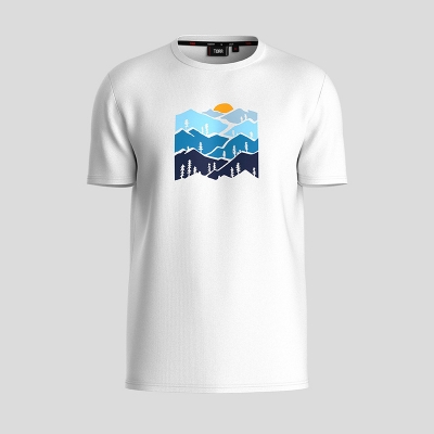 Picture of TORR White Men's  T-shirt