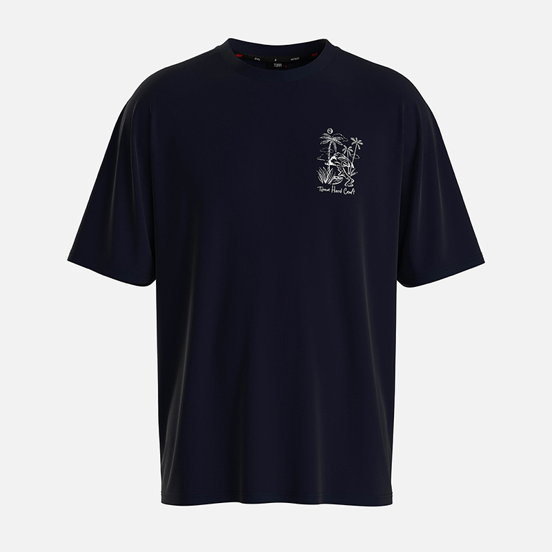 Picture of TORR Night Sky Drop Shoulder T-shirt