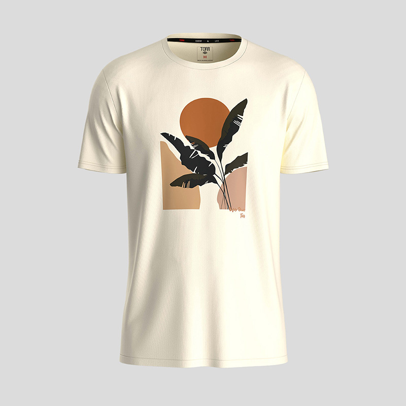 Picture of TORR Cream Clipping Men's  T-shirt