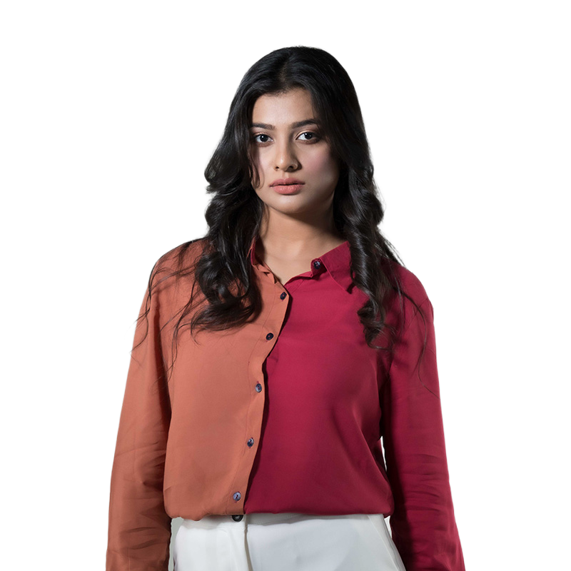 Picture of TORR BROWN/ROSE Women's Shirt