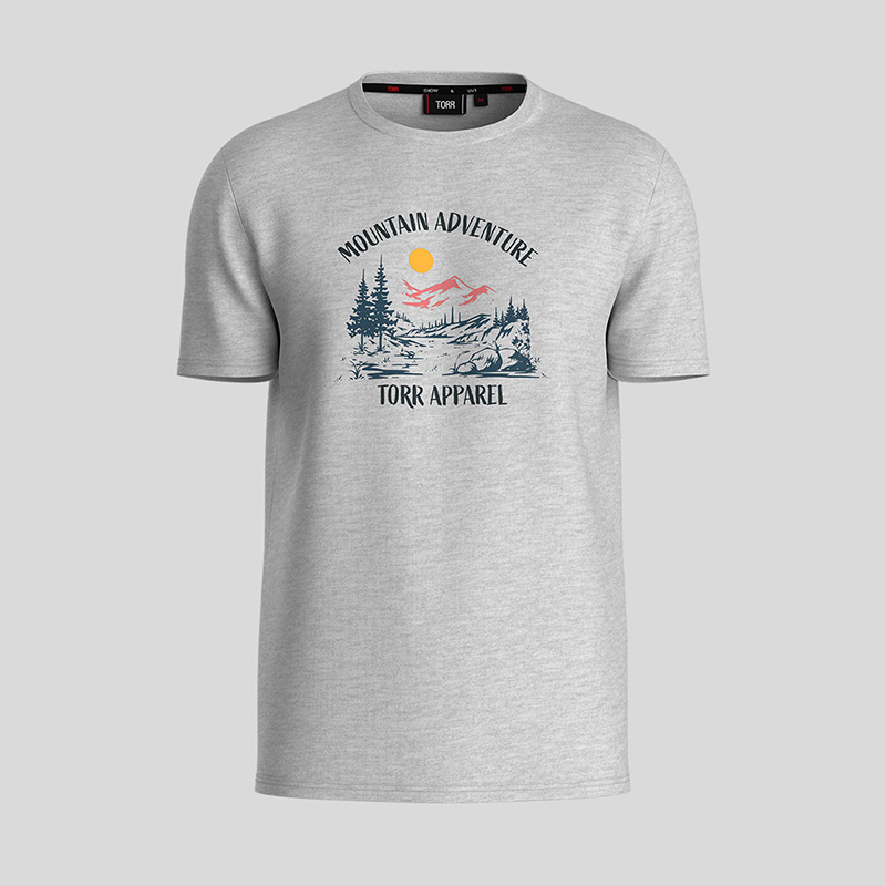 Picture of TORR Light Grey Men's  T-shirt