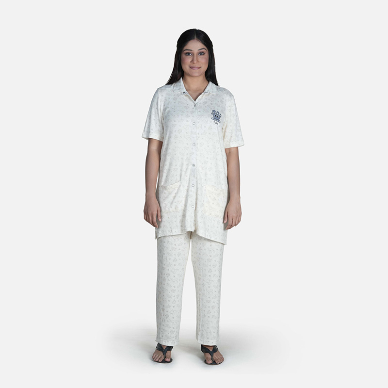 Picture of TORR Ecru Aop Women's Sleepwear