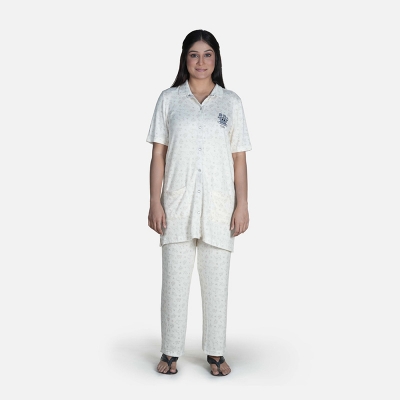 Picture of TORR Ecru Aop Women's Sleepwear