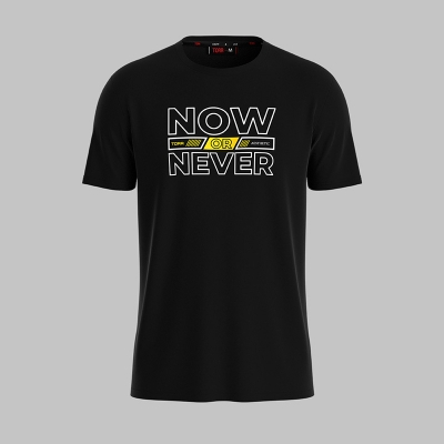 Picture of TORR Black Men's Activewear T-shirt