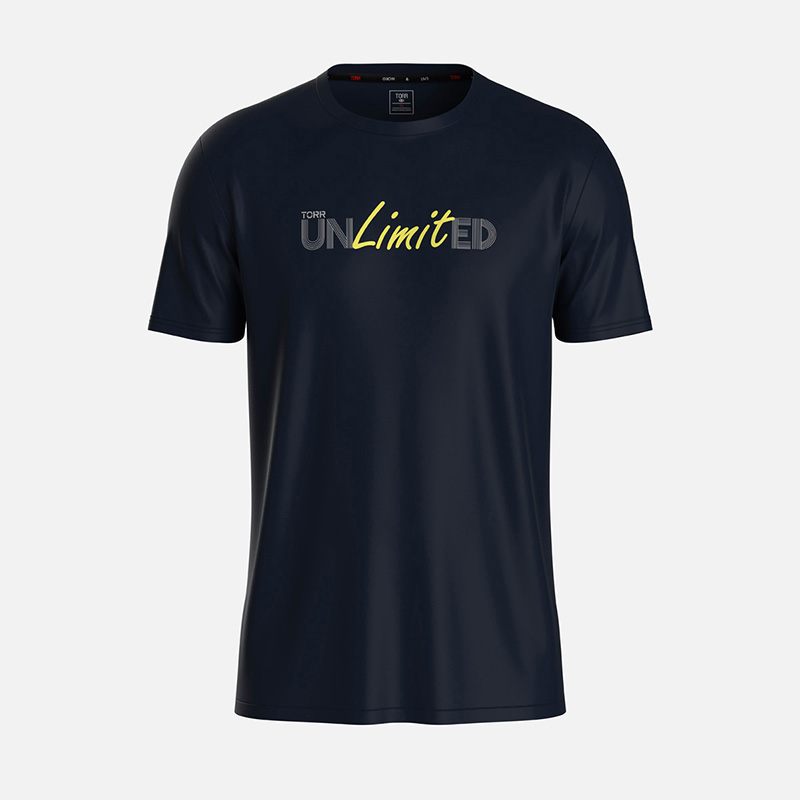 Picture of TORR Navy Interlock Men's Activewear T-shirt