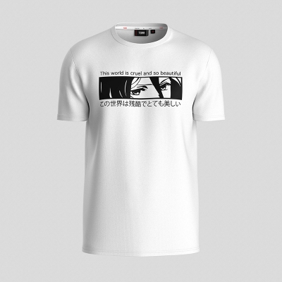 Picture of TORR White Men's  T-shirt