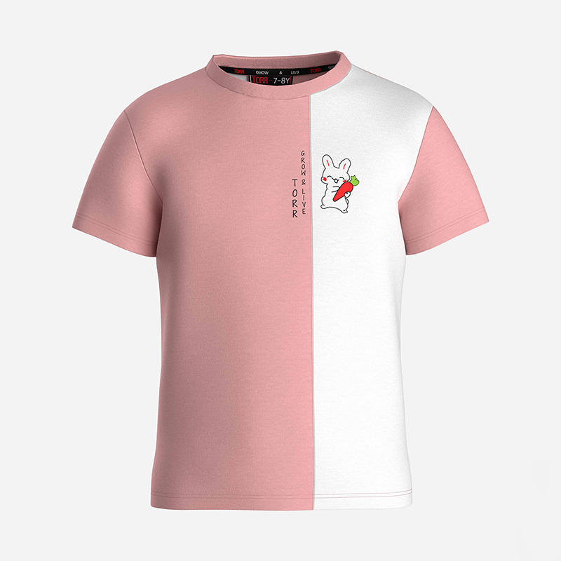 Picture of TORR Warm Blush & White Girl's T-shirt