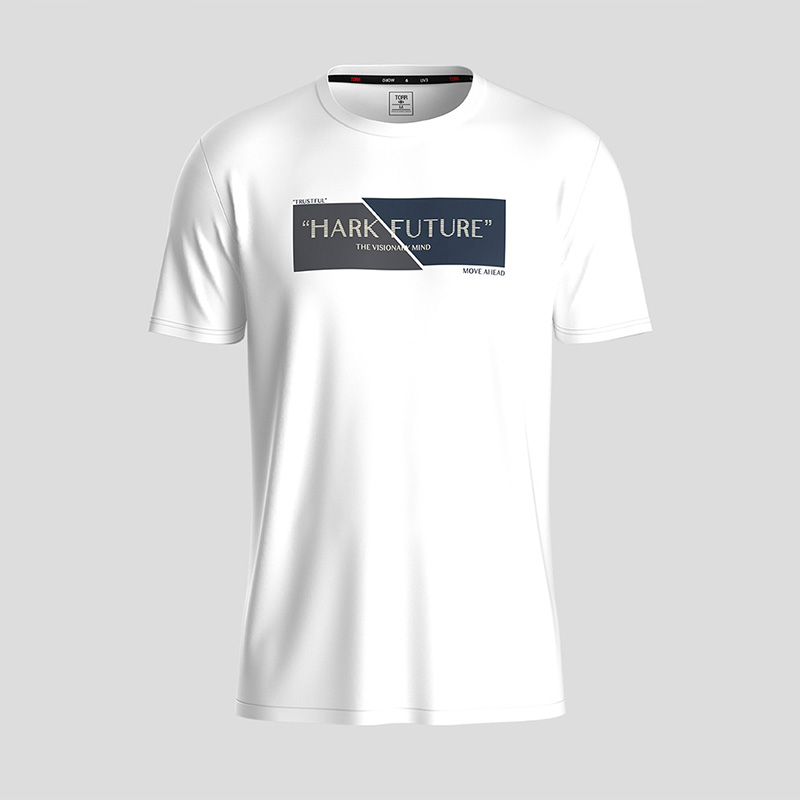 Picture of TORR White Men's Activewear T-shirt