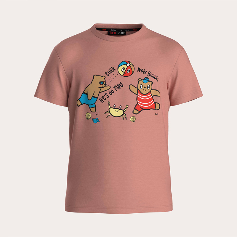 Picture of TORR Pink Solid Boys T-shirt