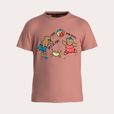 Picture of TORR Pink Solid Boys T-shirt