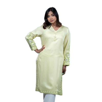 Picture of TORR  Pale Lime Ethnic Wear (01 Piece Kurti)