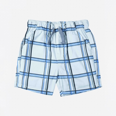 Picture of TORR White Check Boys Shorts