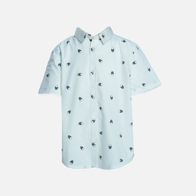 Picture of TORR White Aop Boys Shirt