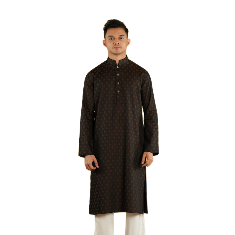 Picture of TORR Maroon Aop Men's Panjabi