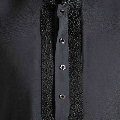 Picture of TORR Jet Black Men's Panjabi
